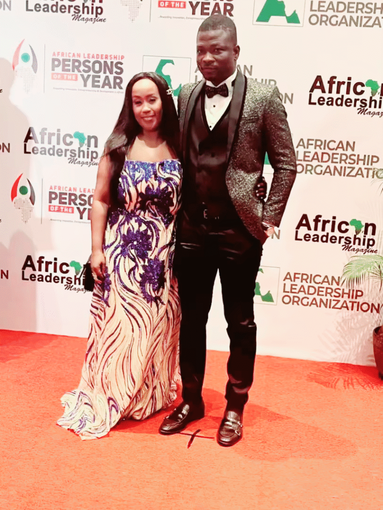  Bianca Akweley Clinton and her husband Rexford Allotey at African Leadership Magazine POTY Awards 2026 Accra